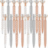 PASISIBICK 16 Pcs Big Diamond Pens-Bling Wedding Crystal Metal Ballpoint Pens with Black Ink (4 Mixed Colors)...