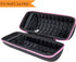 co2CREA Hard Travel Case replacement for JBL Charge 4 / replacement for JBL Charge 5 Waterproof Bluetooth Speaker (Black Case + Pink Zipper)...