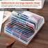 RFID Credit Card Holder for Women & Men, Large Business Card Organizer With 96 Slots, Store All Kinds of Cards and Important Bills (Brown)...