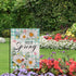 Hello Spring Daisy Flower Small Decorative Garden Flag, Floral Eucalyptus Leaves Teal Plaid Yard Lawn Outside Decor, Butterfly Farmhouse Burlap Ou...