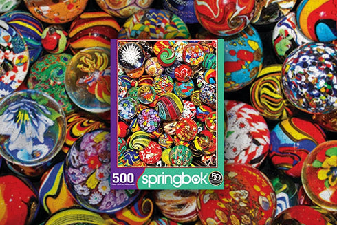 Springbok's 500 Piece Jigsaw Puzzle Marble Madness - Made in USA...
