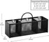 Mind Reader Utensil Dispenser, Silverware Organizer, Cutlery Countertop Organizer, Metal Mesh, 12"L x 3.5"W x 5.5"H, Black...