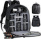 TARION Camera Backpack Bag Small - Professional DSLR Camera Bag with Waterproof Rain Cover Laptop Compartment Photograhy Backpack Case Black TB-S...