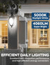 300W Equivalent LED Light Bulb, 4060LM Super Bright A23 LED Bulb, Daylight 5000K, 33W Energy Saving, E26 Medium Base, 120V for Garage, Warehouse, ...