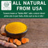 SPICES VILLAGE Turmeric Powder (8 oz) - Natural Pure Ground Turmeric Root with Curcumin, Indian Raw Turmeric, Great for Tea or Latte - Kosher Cert...