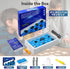 Magnetic Chess Game Set with Stones, Kluster Magnetic Rocks Board Games for Adults Kids 6-8-12 with Strings, Strategy Magnet Chess Board Table Gam...