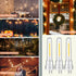 S14 Replacement Light Bulbs 1.5 Watt LED Bulb with 2 Prongs 2700k 120V Waterproof String Lights Accessories for Outdoor Patio String Lights, Warm ...
