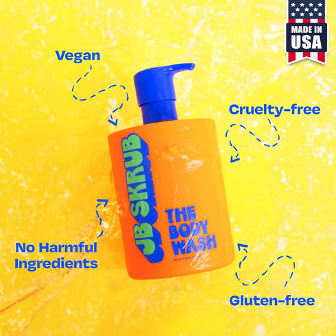 The Body Wash for Kids, Tween & Teen Boys with Foaming Action & Natural Citrus Scent - No Harsh Ingredients Boys Body Wash - Conquer Adolescent Fu...