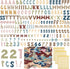 221 Pcs Alphabet Combo Cutout for Bulletin Board, Letters, Numbers, Punctuation, Symbols Cutouts for Back to School Classroom Home Chalkboard Bull...