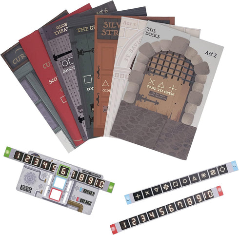 Ridley's Games: Timescape: Saving Shakespeare an Escape Room Game - Brainteasers - Mystery Solving - Crack The Code - Game Night Favorites - Ages ...