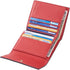 Travelambo RFID Blocking Small Mini Compact Wallet Coin Pouch Holder Trifold Credit Card Holder Pocket Purse for Women (Napa Red)...