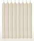 Hyoola 10 Inch Dinner Candles - 12 Pack - Wool White Tall Unscented Rustic Long Burning Candle Sticks...