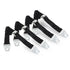Metal Anti Tip Furniture Kit, 4 Pack Silver Furniture Anchors for Baby Proofing, TV Safety Straps For Flat Screens, Earthquake Straps, Heavy Strap...