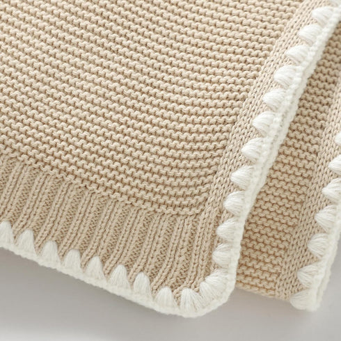 mimixiong Cotton Baby Blanket Gender Neutral Nursery Swaddling Blanket for Shower Gift Registry for Baby Camel 40 x30 Inch...