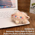Plush Case Compatible with Samsung Galaxy Buds FE/Buds 2/Buds2 Pro/Buds Live/Buds Pro(2021),Hand Knitted Cartoon Headphone CaseCreative and Fun Cu...