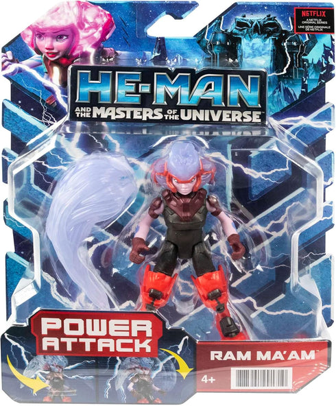 He-Man and The Masters of the Universe Toy, Ram Ma’am Action Figure, Power Attack Move and Accessory, MOTU Heroine Character...