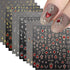 12 Sheets Star Nail Stickers for Nail Art 3D Self-Adhesive Nail Art Stickers Gold Silver Sun Moon Heart Nail Art Design Decoration Accessories for...