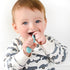 Silicone Chew Spoon Set for Babies and Toddlers - Safety Tested - BPA Free - Microwave, Dishwasher and Freezer Safe - Earth Shades...