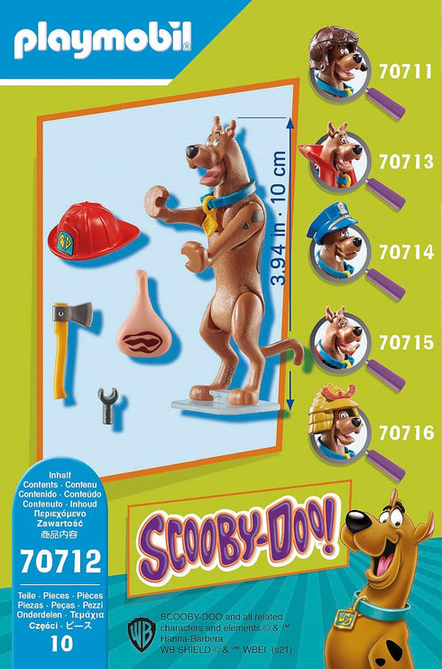 Playmobil - Scooby-Doo! Collectible Firefighter Figure...