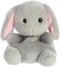 Aurora® Adorable Palm Pals™ Pebbles Bunny™ Stuffed Animal - Pocket-Sized Play - Collectable Fun - Grey 5 Inches...