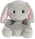 Aurora® Adorable Palm Pals™ Pebbles Bunny™ Stuffed Animal - Pocket-Sized Play - Collectable Fun - Grey 5 Inches...