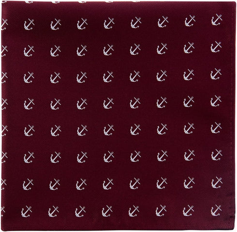 Retreez 5 Piece Assorted Woven Microfiber Premium Pocket Square Gift Box Set - Set 014...