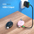 2-Pack Keychain Portable Charger for iPhone, 1600mAh Mini Power Emergency Pod Ultra-Compact External Power Bank Battery Pack, Key Ring Cell Phone ...
