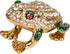 QIFU Hand Painted Enameled Frog Style Decorative Hinged Jewelry Trinket Box Unique Gift for Home Decor...