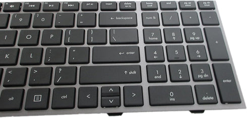 New Laptop Keyboard with Frame for HP ProBook 4540s 4540 4545s Series Compatible with Part Number 702237-001 683491-001 701485-001 Black US Layout...