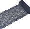 IDONGCAI Black Wide Elastic Lace Trim for Sewing Lace Ribbon Lace Fabric by The yard Stretch Lace Trim (Black, 6.2 inch×5 yards)...