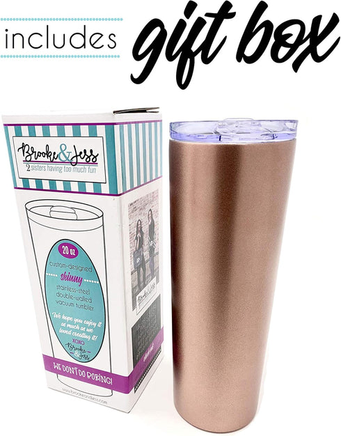 Brooke & Jess Designs Boss Lady Tumbler - Best Boss Gifts for Women - Great Travel Cup Gifts for Bosses, Coworkers, Mom, Christmas, Birthday...