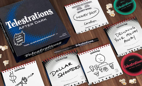 Telestrations After Dark Adult Board Game | An Adult Twist on The #1 Party Game | The Telephone Game Sketched Out | Ages 17+...