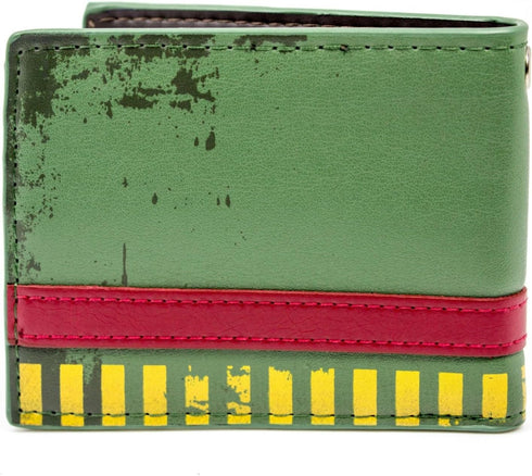 Star Wars - Mandalorian Green Faux Leather Bi-Fold Wallet 3 x 2in...