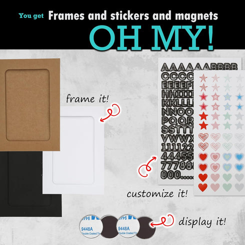 Large Inkless Pet Paw Print Kit | Clean-Touch Ink Pads for Large Dogs | Keepsake Frames + Accessories by BabyMushroom...