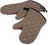 San Jamar 800FG13 BestGuard Commercial Heat Protection Up To 450° F Oven Mitts (Pair), 13" Length, Tan...