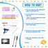 10 Pack Sublimation Pens blank, Heat Transfer Pen bulk with Heat Resistant Tape & Shrink Wrap & Replacement Ballpoint Refill for Sublimation DIY O...