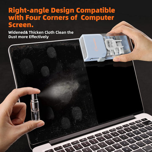 10-in-1 Laptop Keyboard Cleaner Cleaning Kit, Electronics Screen Cleaner Repair Tool with 3 in 1 Earbud Cleaner Pen, Camera Lens Pen, Suit for Mac...