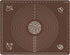 Silicone Baking Mat for Rolling Pastry Dough with Measurements, 25.6 x 17.7 BPA Free Non stick and Non Slip Coffee Table Sheet Baking Supplies for...