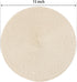 FunWheat Round Braided Placemats Set of 6 Table Mats for Dining Tables Woven Washable Non-Slip Place mats 15 inch(Beige, 6pcs)...