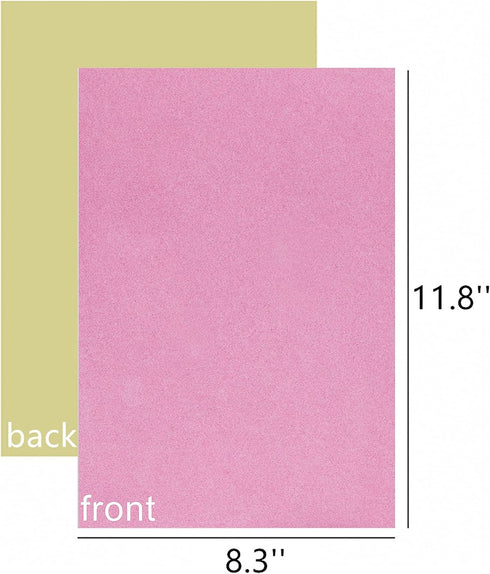 YaoHui 3PCS Self Adhesive Felt Sheet, Felt Sheets with Adhesive Backing, Peel and Stick Felt Sheets Adhesive Backed, A4 Size Felt Adhesive Sheet (...