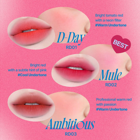 Lip&Cheek Blurry Pudding Pot | Reddish Moment - Ambitious | Makeup Blush, Buildable Lightweight, Multi-Use Soft Matte Finish | 5g...