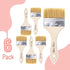 Bates- Chip Paint Brushes, 3 Inch, 6 Pack, Chip Brush, Brushes for Painting, Paint Brushes, Stain Brushes for Wood, Natural Bristle Paint Brush, 3...