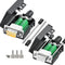 2Packs DB9 Serial Adapters No Soldering Needed. D-SUB 9-pin RS232 RS485 Adapter to Terminal Connector Signal Module with Bolts Nuts and Screwdrive...