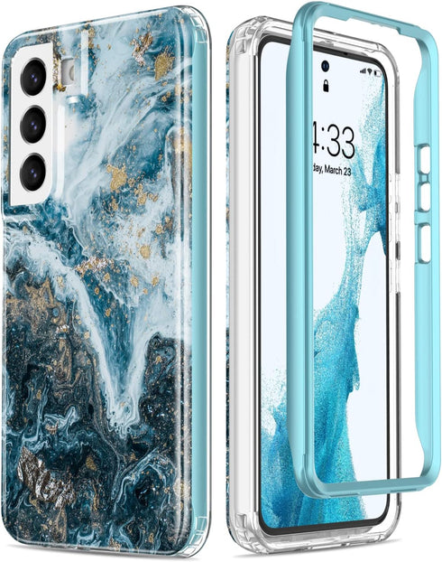 Esdot for Samsung Galaxy S22 Case,Military Grade Passing 21ft Drop Test,Rugged Cover with Fashionable Designs for Women Girls,Protective Phone Cas...