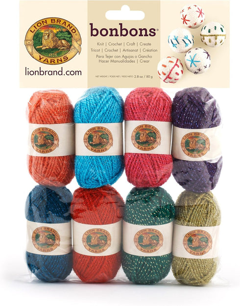 Lion Brand Yarn 601-660 Bonbons Yarn, Celebrate...