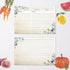 Recipe Cards 4x6, Premium Double-Sided Recipe Cards for Wedding, Bridal Shower, Housewarming, Set of 60 (4x6, Foliage)...