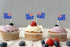 JBCD Australia Toothpick Flag Australian Mini Small Cupcake Topper Flags, 100pcs...