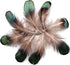 MAHAVIMOKSA 100pcs Natural Feather for DIY Craft Earring Wings Wedding Party Home Decoration (Green Lady Amherst Bronze Iridescent Plumage)...
