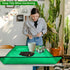 JJGoo Repotting Mat for Indoor Plant Transplanting, 29.5" X 29.5" Large Potting Mat Portable Gardening Mat Soil Mat, Thickened PE Waterproof Succu...