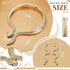 Fumete Gold Snake Choker Necklace and Snake Studs Earrings Set Snake Earrings for Woman Snake Jewelry Costume Set Costume Statement Snake Shape Co...